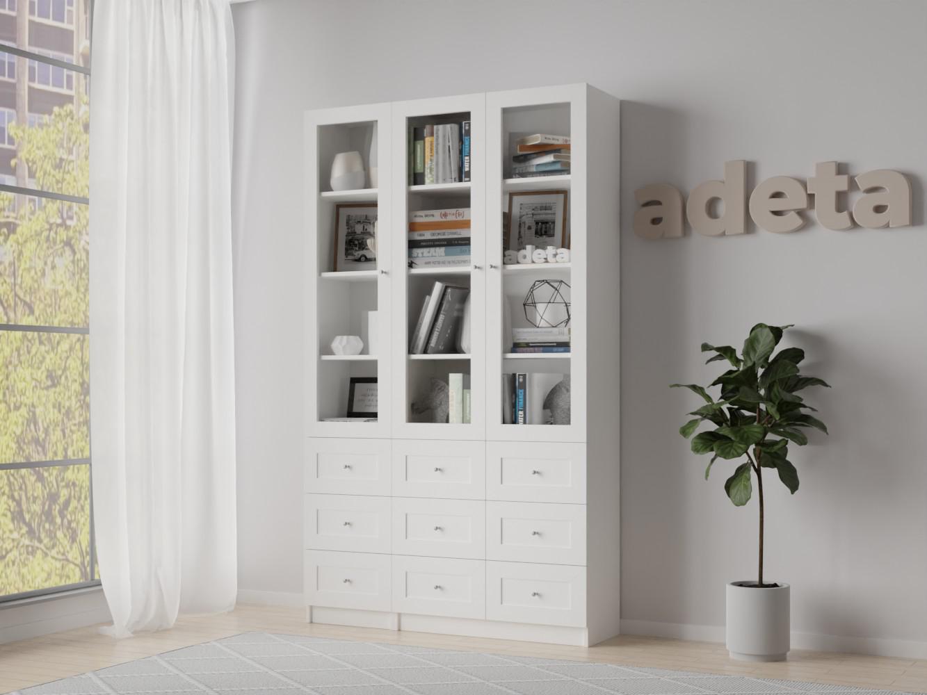 Книжный шкаф Билли 326 white ИКЕА (IKEA) изображение товара