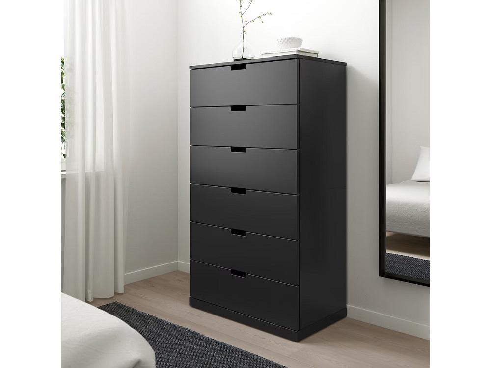 Комод Нордли 27 black ИКЕА (IKEA) изображение товара