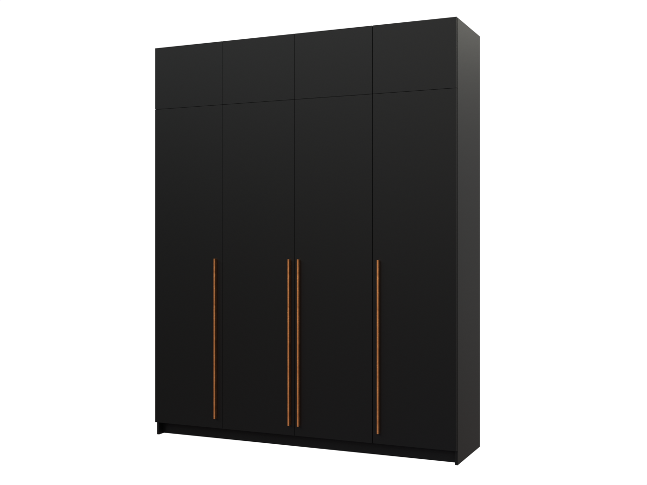 Распашной шкаф Пакс Фардал 47 black ИКЕА (IKEA) изображение товара