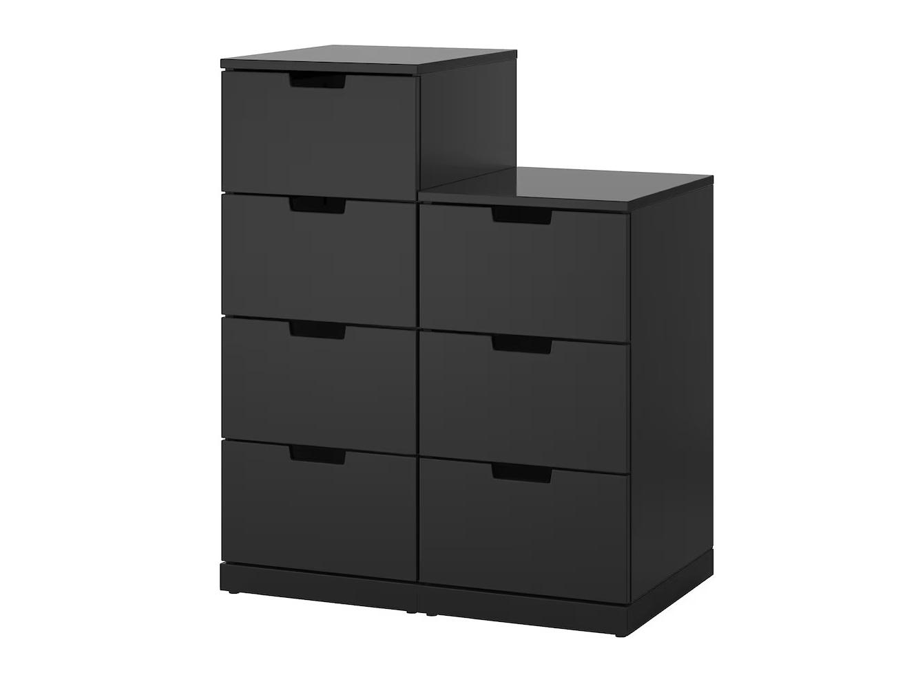 Комод Нордли 41 black ИКЕА (IKEA) изображение товара