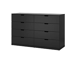 Изображение товара Комод Нордли 13 black ИКЕА (IKEA) на сайте adeta.ru